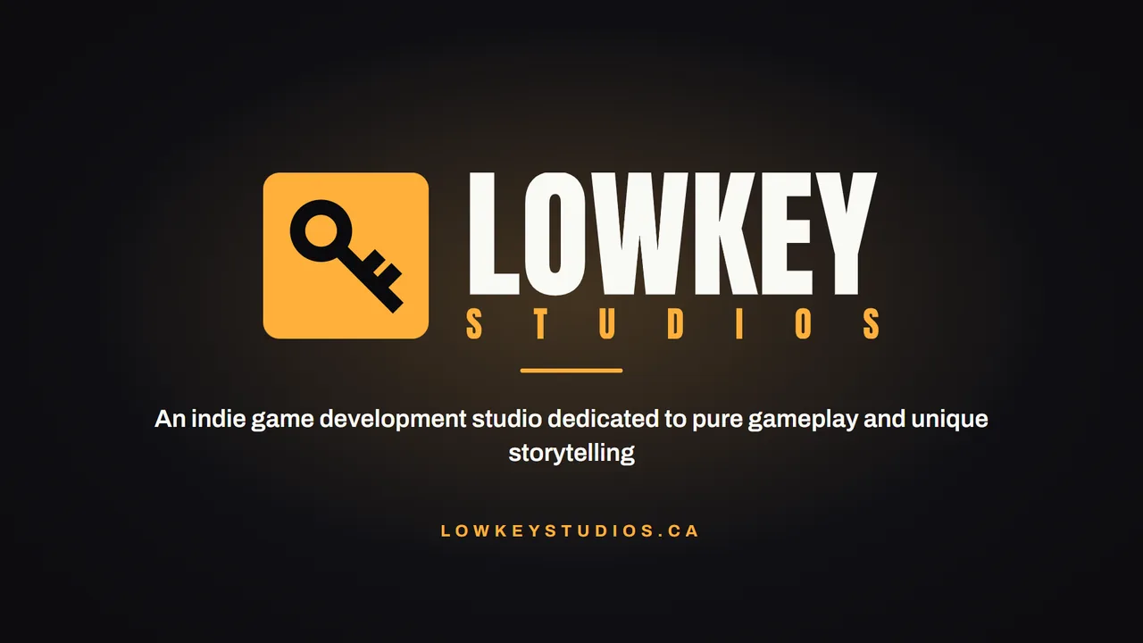 Lowkey Studios, an indie game development studio dedicated to pure gameplay and unique storytelling. lowkeystudios.ca